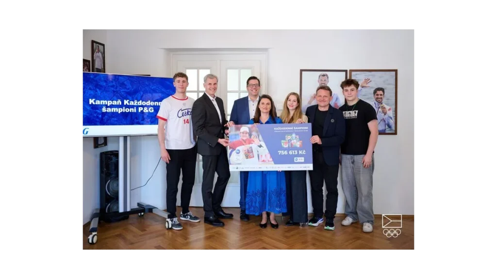 P&G pomohlo vybrat 1,2 milionu pro sportovce