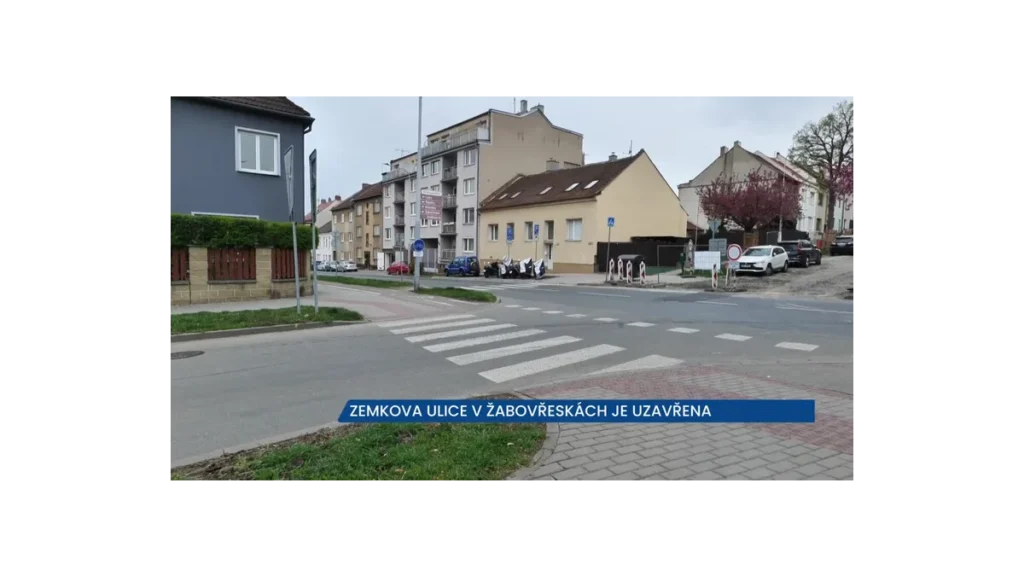 Rekonstrukce ulice Zemkova v Brně: uzavření a objížďky