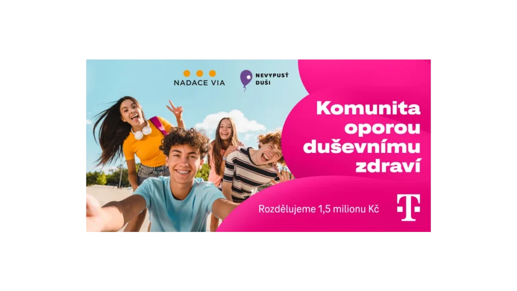 T-Mobile vyhlašuje grant na duševní zdraví dětí