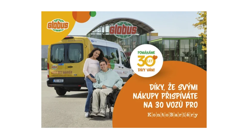 Globus a jeho charitativní oslava 30 let v Česku