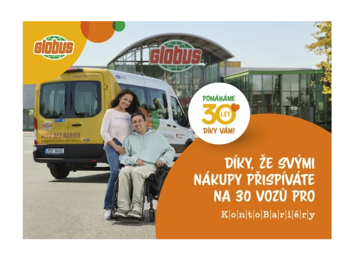 Globus a jeho charitativní oslava 30 let v Česku