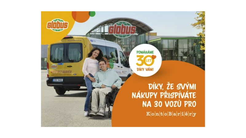 Globus a jeho charitativní oslava 30 let v Česku
