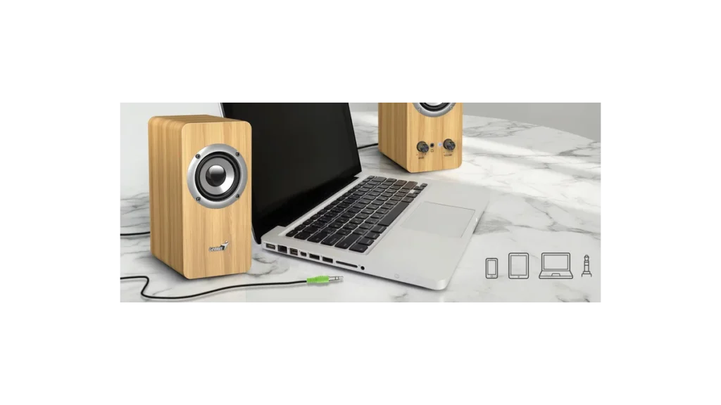 Stylové reproduktory Genius SP-HF400 s výkonem 10 W