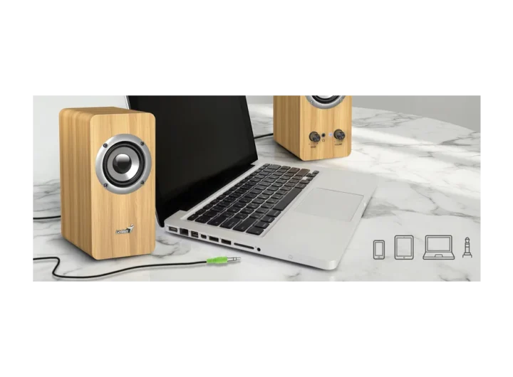Stylové reproduktory Genius SP-HF400 s výkonem 10 W