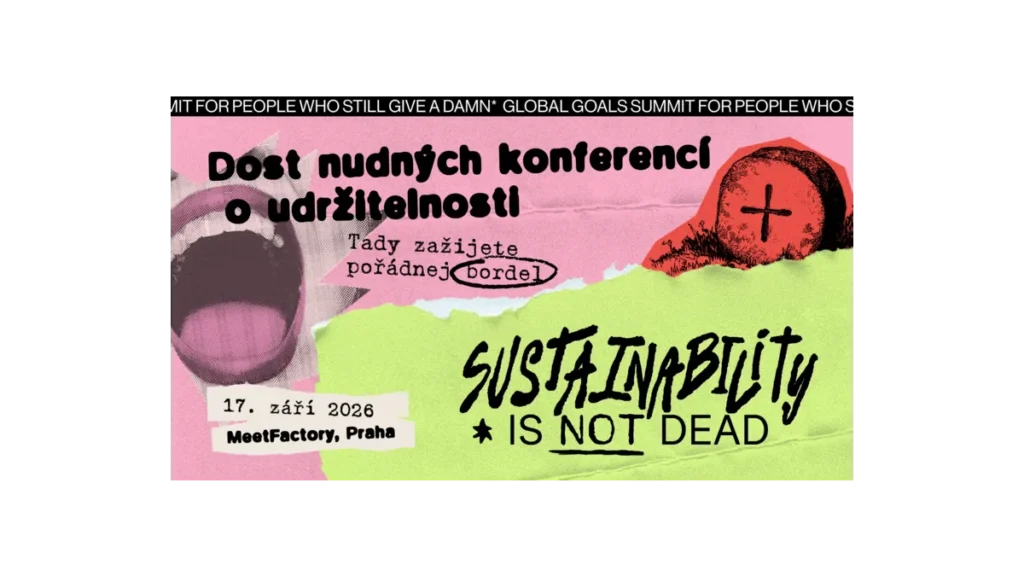 Sustainability a tabu: Nový summit v Praze