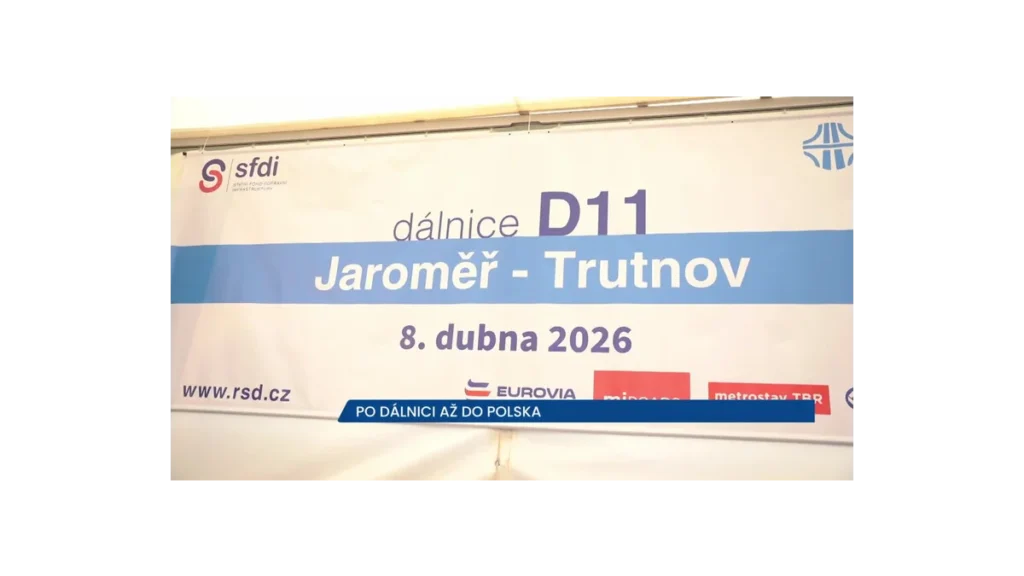 Dálnice spojuje východní Čechy s Polskem