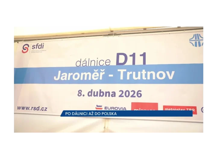Dálnice spojuje východní Čechy s Polskem