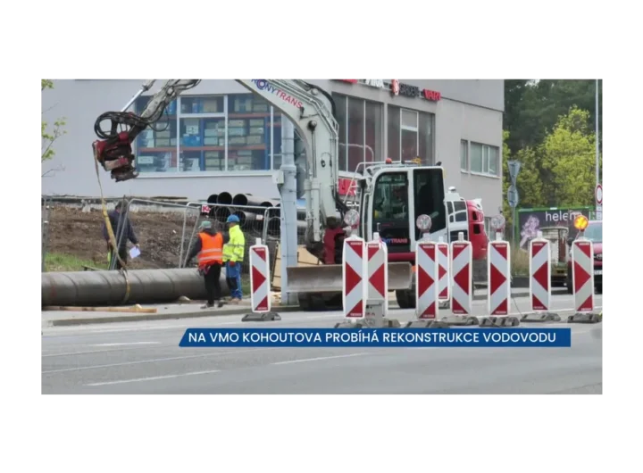 Brněnské vodárny: Rekonstrukce na VMO Kohoutova