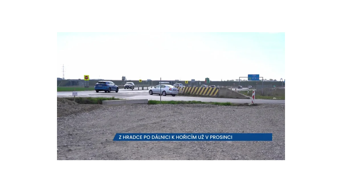 Otevření nového úseku dálnice D35 v prosinci
