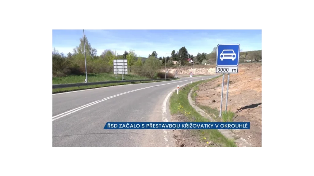 Nová křižovatka u Okrouhlé zlepší dopravu na I/9