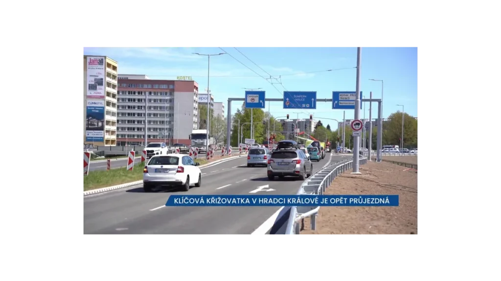 Hradec: Křižovatka Mileta je znovu otevřená
