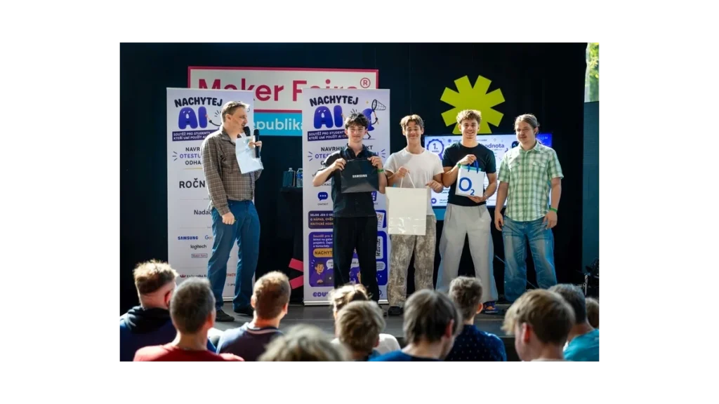 Nachytej vítěze školní soutěže na Maker Faire