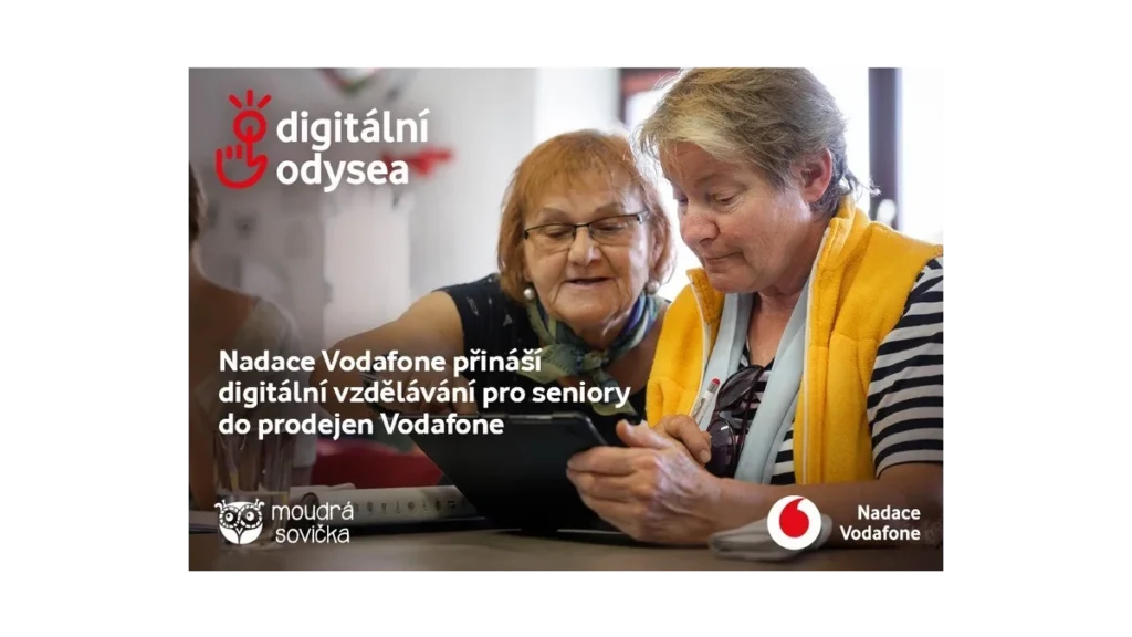 Vodafone spouští Digitální odysea pro seniory