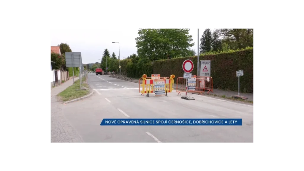 Rekonstrukce II/115 zlepší spojení Černošic a Letů