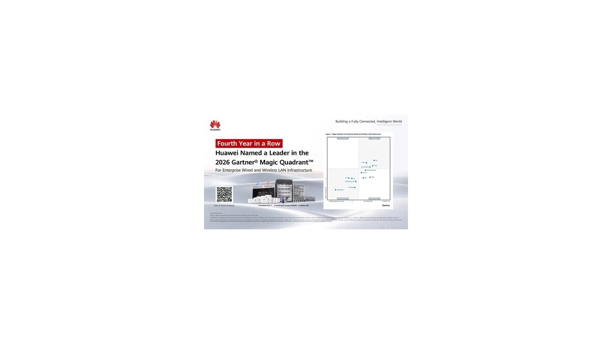 Huawei triumfuje v Gartner Magic Quadrant 2026