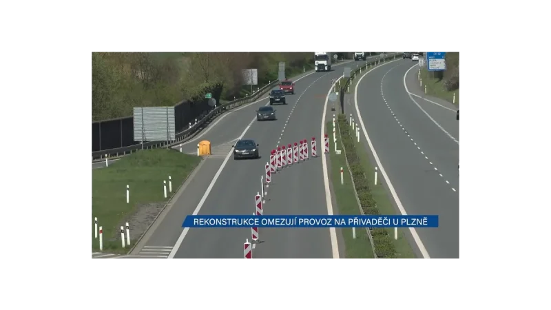Doprava na I/27 u Plzně omezená opravami