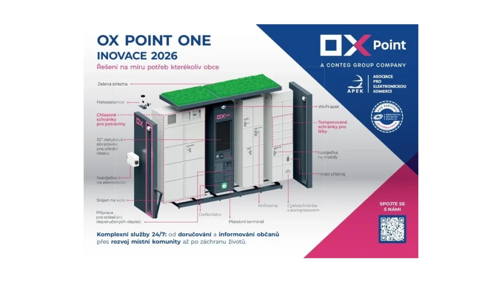 Inovace OX Point: Zásilkové boxy pro obce