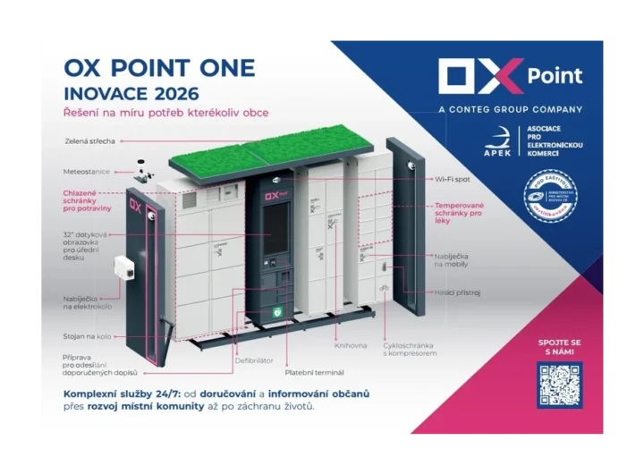 Inovace OX Point: Zásilkové boxy pro obce