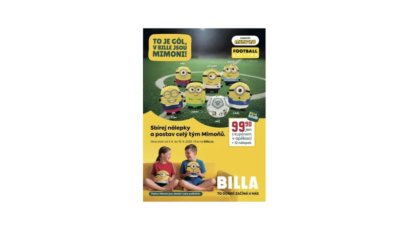 BILLA a Mimoni: Věrnostní kampaň s plyšovými hračkami