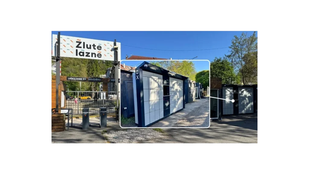 Nová úschovna OX Point pro sportovce ve Žlutých lázních