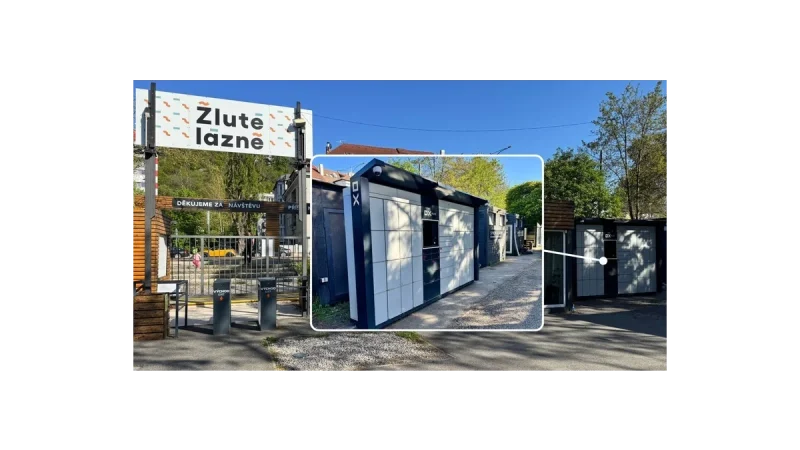 Nová úschovna OX Point pro sportovce ve Žlutých lázních
