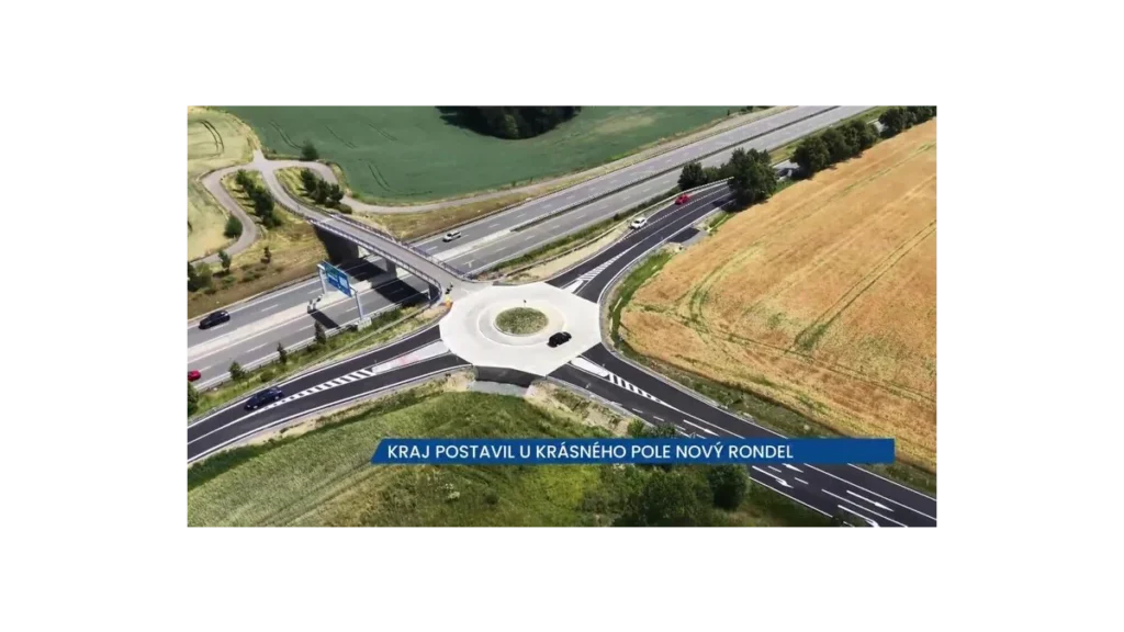 Nová křižovatka v Krásném Poli zajišťuje bezpečnost