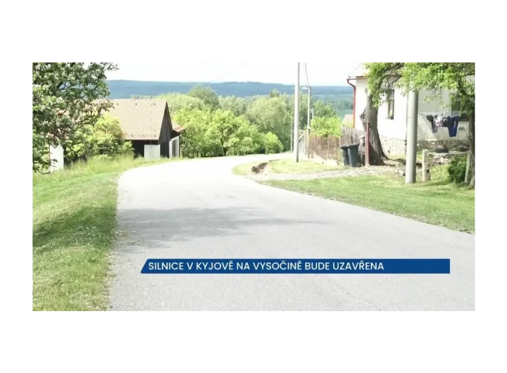 Uzavření silnice v Kyjově: Opravy vozovky začnou