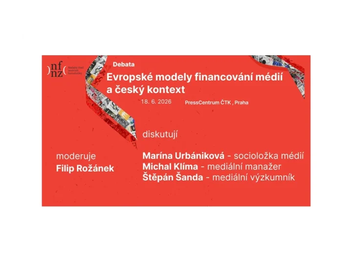 Debata o žurnalistika a financování médií v Evropě