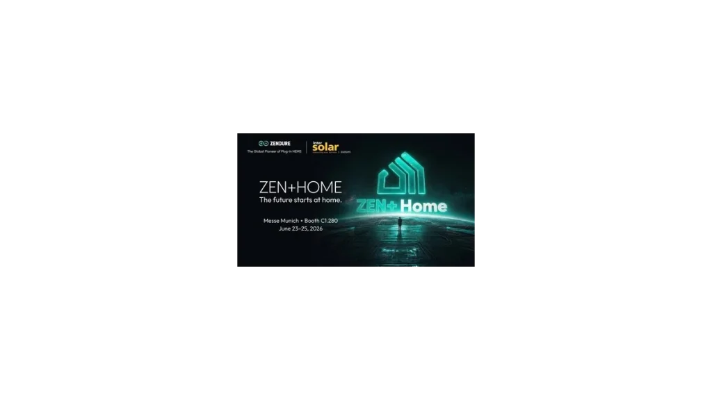 Jedinečný ZEN+ HOME od Zendure na Intersolar 2026