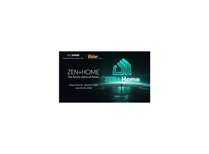 Jedinečný ZEN+ HOME od Zendure na Intersolar 2026