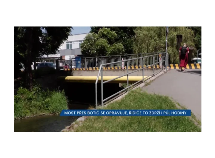 Rekonstrukce mostu Botič v Praze zpozdí řidiče