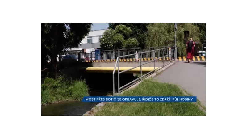 Rekonstrukce mostu Botič v Praze zpozdí řidiče