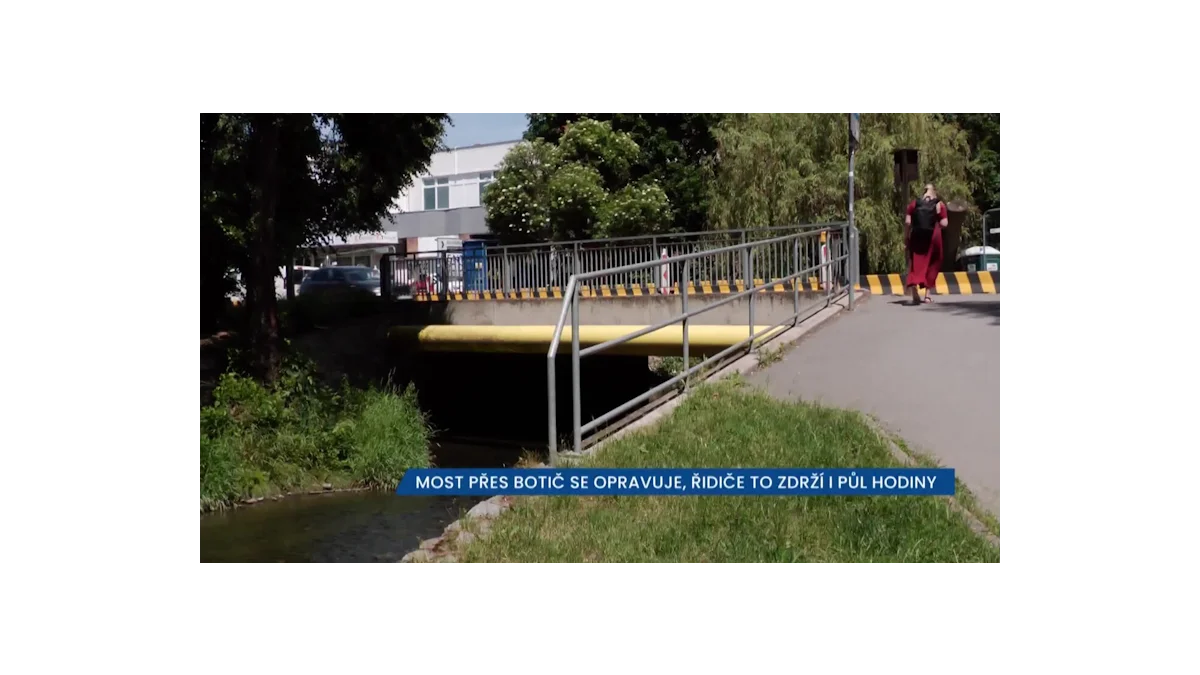 Rekonstrukce mostu Botič v Praze zpozdí řidiče