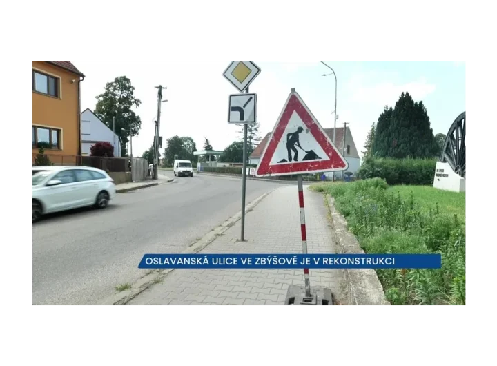 Zbýšov: Rekonstrukce silnice III/39411 přináší změny