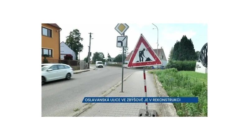 Zbýšov: Rekonstrukce silnice III/39411 přináší změny