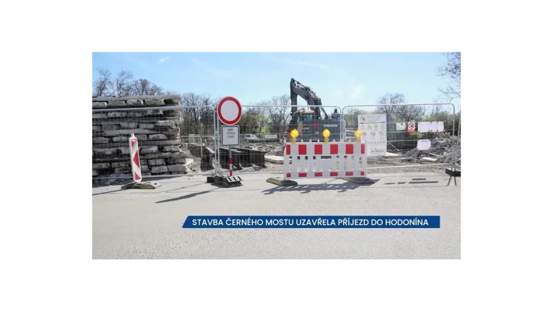 Dopravní komplikace kvůli Černému mostu v Hodoníně