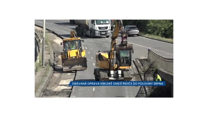 Omezení na Kbelské: Rekonstrukce až do srpna