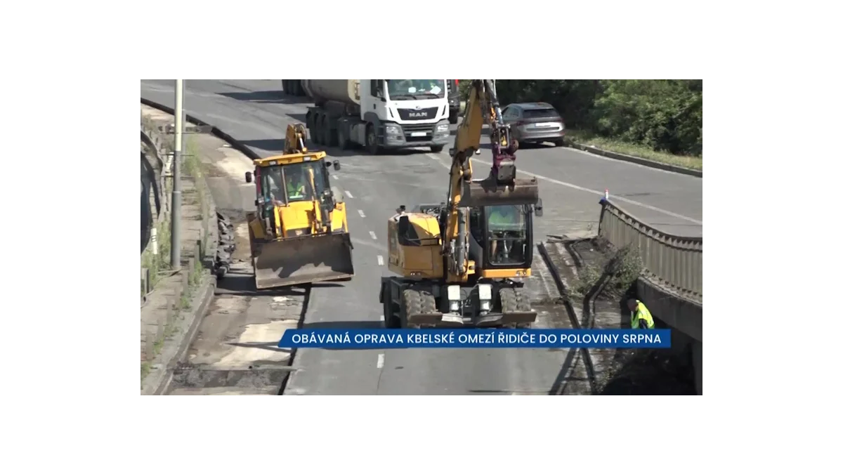 Omezení na Kbelské: Rekonstrukce až do srpna