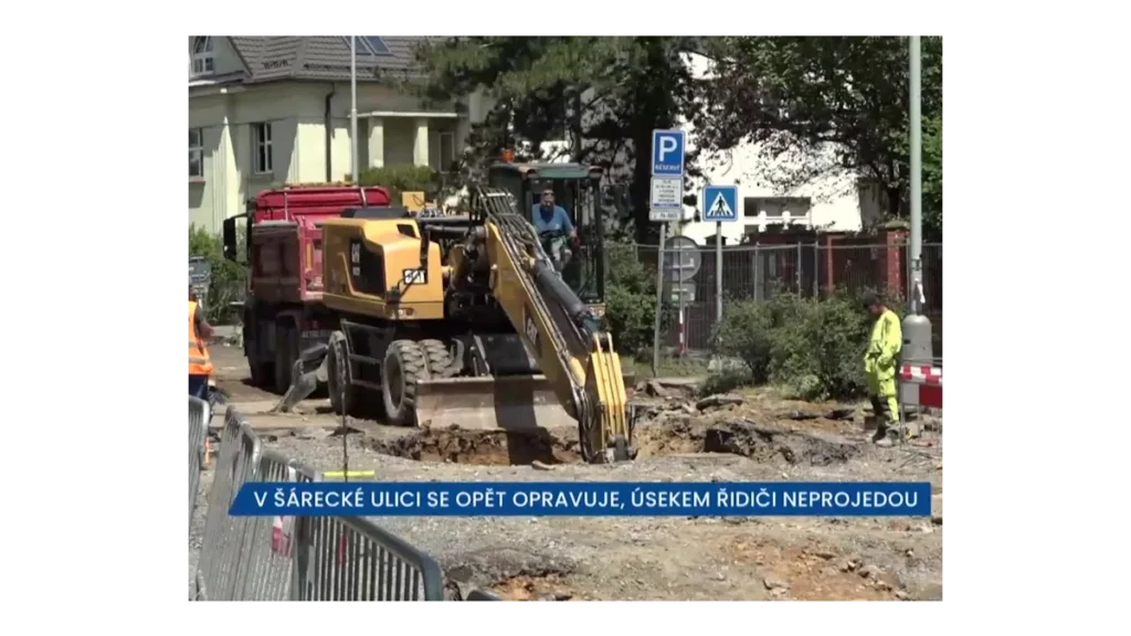 Rekonstrukce Šárecké ulice v Praze 6 do srpna 2023