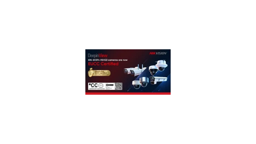 Hikvision jako průkopník s certifikací EUCC v oboru