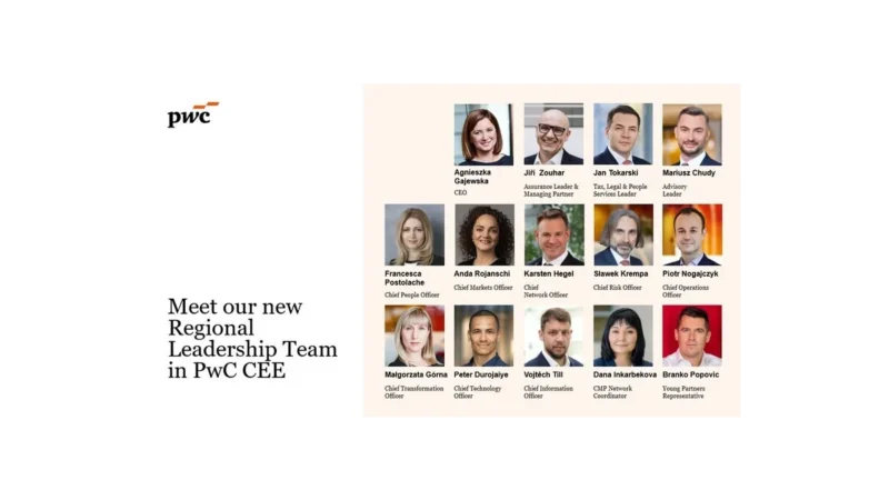 PwC: Nové vedení pro transformaci v CEE