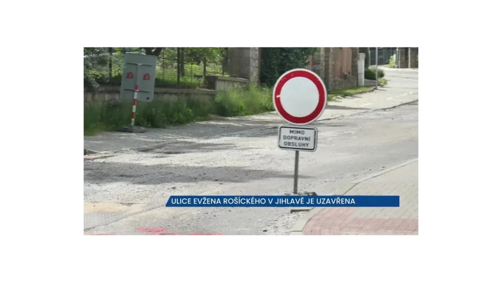 Plánovaná rekonstrukce ulice Evžena Rošického v Jihlavě