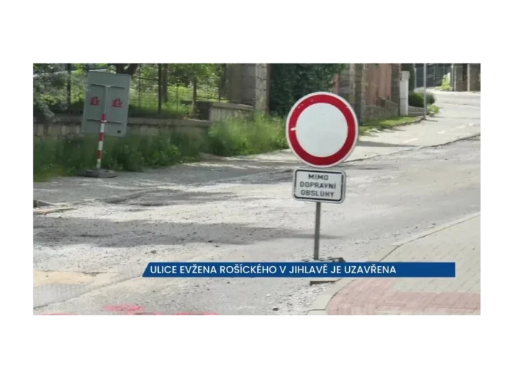 Plánovaná rekonstrukce ulice Evžena Rošického v Jihlavě
