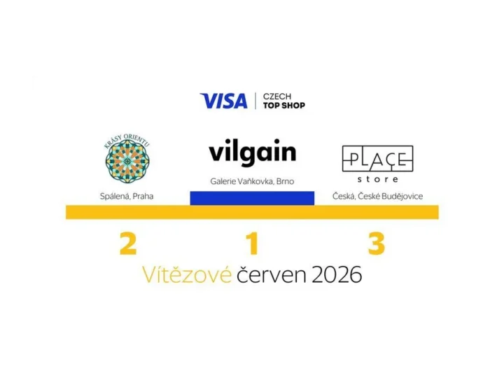 Vilgain vítězem Visa Czech Top Shop 2026