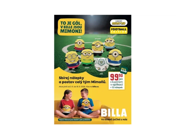 Věrnostní program BILLA: Získejte kupony na dresy