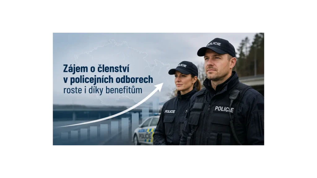Rostoucí členství v odborech Policie ČR