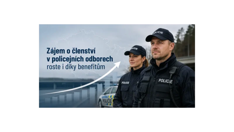 Rostoucí členství v odborech Policie ČR