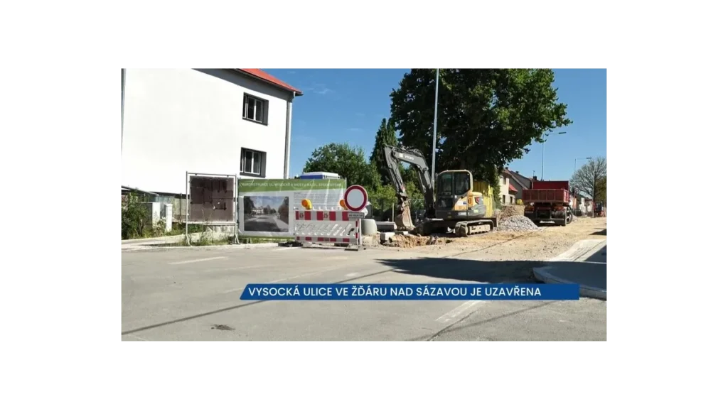 Rekonstrukce Vysocké ulice ve Žďáru nad Sázavou