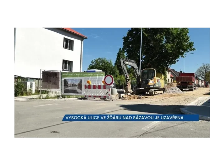 Rekonstrukce Vysocké ulice ve Žďáru nad Sázavou