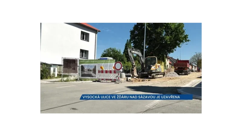 Rekonstrukce Vysocké ulice ve Žďáru nad Sázavou
